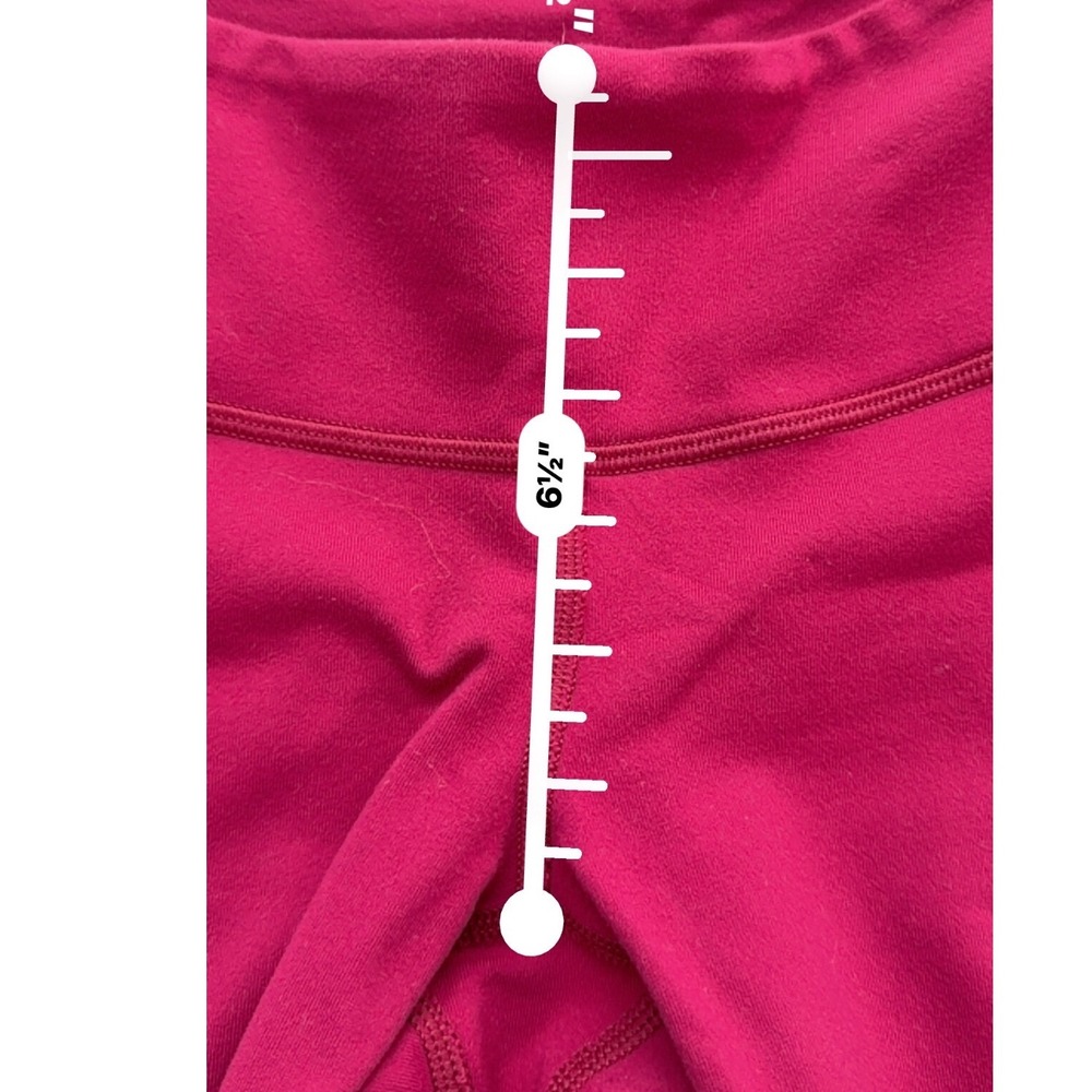 Lululemon Wunder Under Mid-Rise Cropped Leggings Womens 4 Berry Pink - Picture 6 of 8